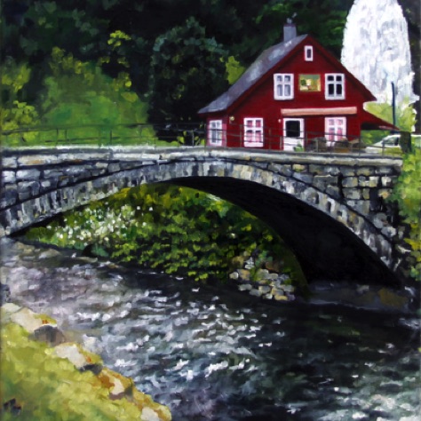 The Little Red House in Norway
16x20 Oil on Canvas (Unframed)